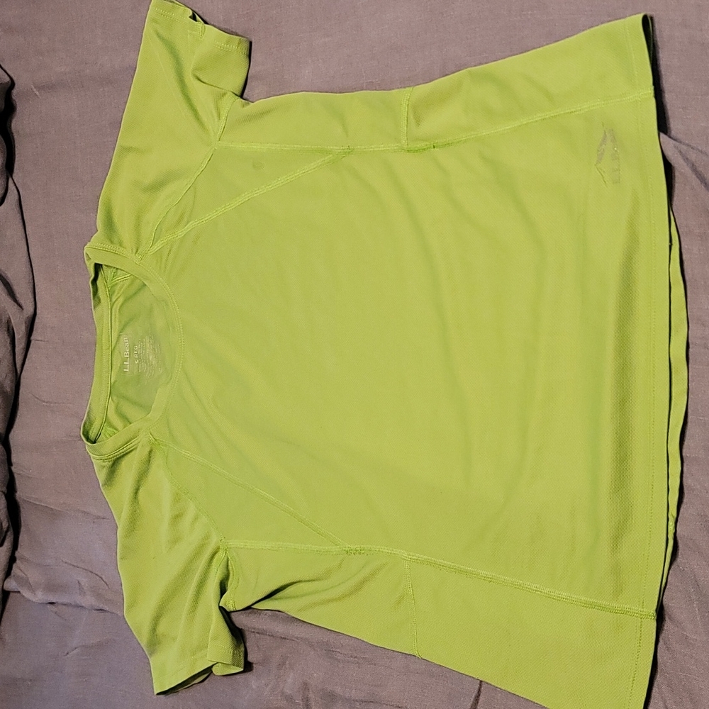 LL Bean Hi Viz Running Shirt